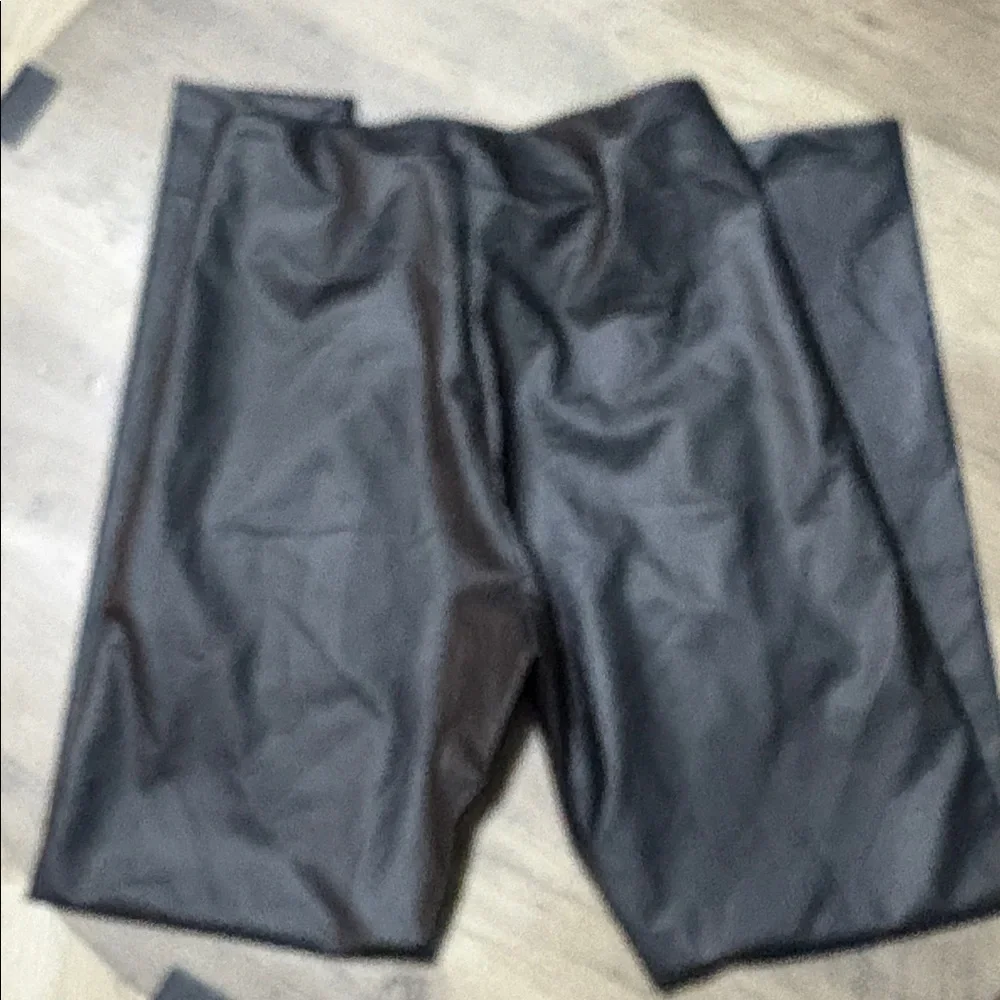 Victoria Secret Black Faux Leather Leggings